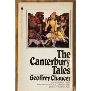 1971 The Canterbury Tales by Geoffrey Chaucer Vintage Paperback